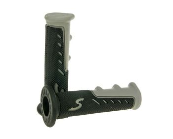 handlebar rubber grip set sport gray