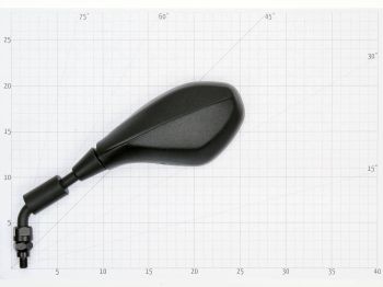 mirror left E-marked 10mm thread for Piaggio TPH 50 (10-)