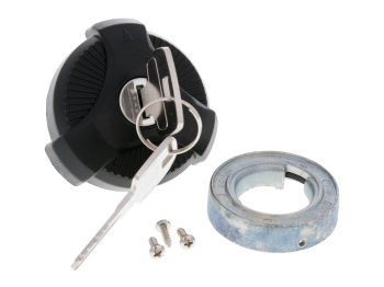fuel / gas tank lock with two keys for Vespino AL, ALX, XE, Ciao, Mobylette, Peugeot moped