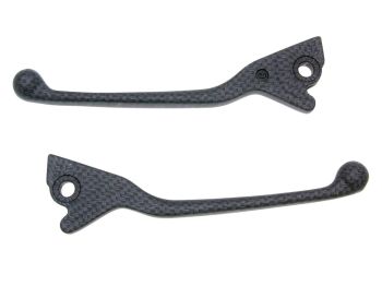 brake lever set carbon look for Aprilia, Gilera, Piaggio, Vespa