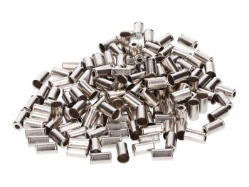 bowden cable end cap metal 6mm 150 pieces