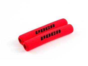 brake lever foam rubber grips VOCA Racing red