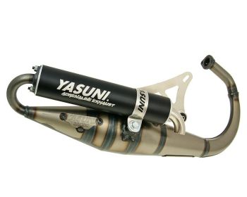 exhaust Yasuni Scooter Z black for Minarelli vertical