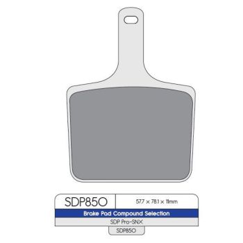 BRAKE PAD SNOW X POL 03