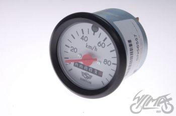 Spidomeeter 100KM/H Simson S51 ORG, valge taust