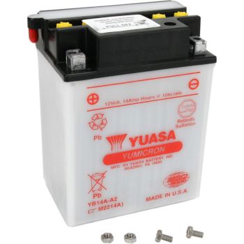 BATTERY YUASA HD DRY YB14A-A2