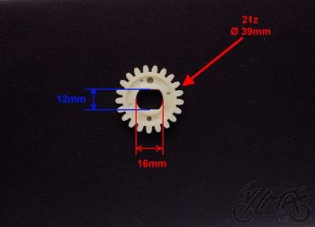 Veepumba hammasratas 21h, d. 39mm - vert. 125-250cc