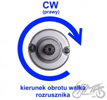 Starter 11 hammast - vertikaalsed mootorid 50-250cc