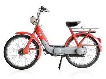 Rear carrier -MOTO NOSTRA- Piaggio Ciao (square seat post, rear light on mudguard) -Chrome