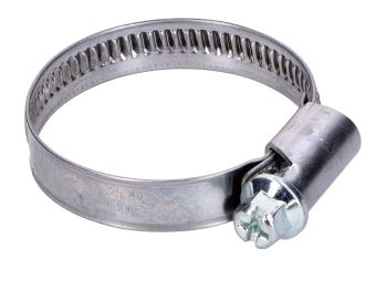 Threaded hose clamp 25-40mm 9mm wide