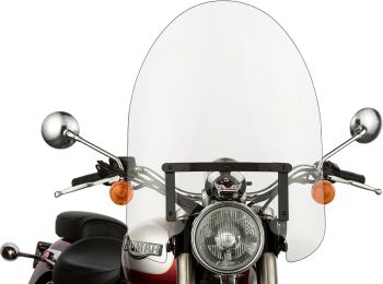 WINDSHIELD CLASSIC 22 W/CHROME