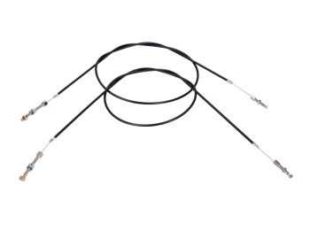 Shifter cable set 2 pieces black for Kreidler Flory MF 20, 22, Zündapp