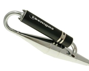 exhaust Tecnigas Next-R chrome for Minarelli horizontal