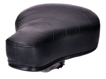 Saddle / seat black flat with Puch lettering for Puch moped