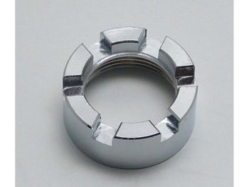 Manifold nut steel M35x2 29mm chrome for Hercules, DKW, Miele, Gritzner, Göricke