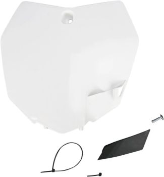 PLATE #FRT SX/SXF 13-15 WHT