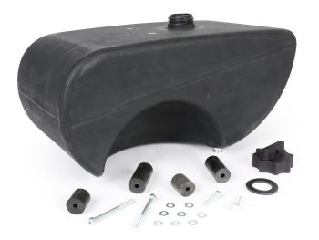 Fuel tank -BGM PRO, Lifetime XXL (12 l) TS1 + Standard- Lambretta LI, LIS, SX, TV (series 2-3), DL, GP - HDPE