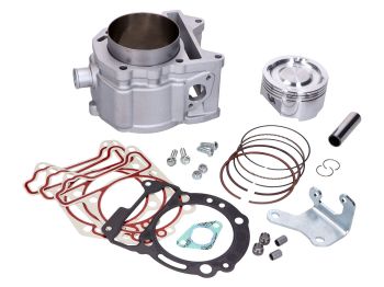 cylinder kit Polini Aluminum Sport 294cc 77mm for Piaggio 300ie 4T LC engine Euro3 Euro4 Euro5