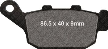 BRAKE PAD VEE SEMISNTRD