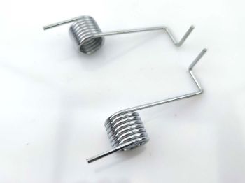 Main stand spring steel silver set for DKW Hummel, Super Victoria Vicky Standard, Zweirad Union 101, 102, 112, 113, 116, 117, 126, 156