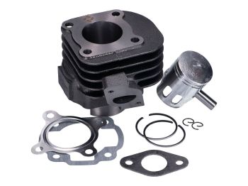 Cylinder kit 50cc 10mm piston pin inclined manifold for IE40QMB, Minarelli horizontal AC, Motowell, Tauris, CPI, Beta Arc 50cc