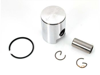 Piston set aluminum 38mm with piston pin 14mm and L-piston ring for Sachs 50 S 501, Hercules K 50, KX, GT, GX, Supra, DKW, KTM