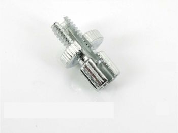 Adjusting screw knurl M7 x 15mm 9mm 6mm 3mm hole for moped, moped, mokick
