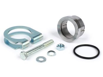 Exhaust manifold stub o-ring / clamping type - BGM PRO - Ø=37mm, Vespa PX80, PX125, PX150, TS, Sprint, Sprint Veloce, GT, GTR, Super, GL, VNA, VNB, VBA, VBB - weld on type, incl. o-ring