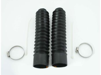 Front fork bellows black 250mm 34-38mm 52-56mm for Honda, MT Mokick, KKR