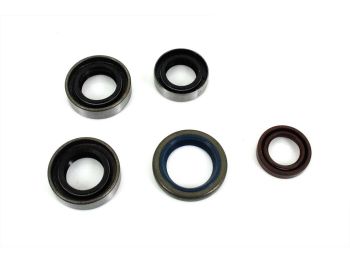 Simmering set 5-piece 15x24x7 17x28x7 16x24x7 20x26x4 12x20x5 for Zündapp C 50 Super, Sport Combinette, R Scooter,