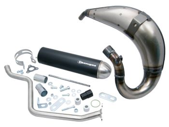 exhaust Tecnigas E-NOX Steel for Malaguti XSM, XTM, X-Limit, XPS, DT50