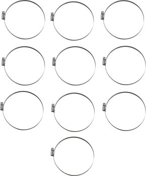 HOSE CLAMP EMB SS 100-120
