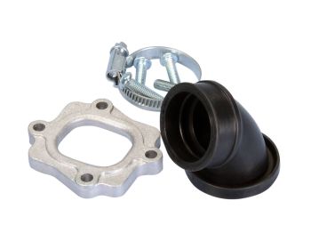 intake manifold Polini 360 30/35mm for Minarelli horizontal w/ 26-30mm PWK, Dellorto carburetor
