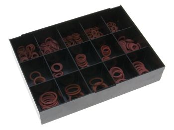 gasket / seal ring assortment fiber (400 pieces)