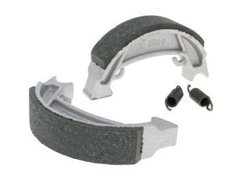 brake shoe set incl. 2 springs for drum brake 100mm for Puch Maxi Plus, MV50X, X50, Pionier rear