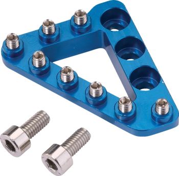 LARGE ALUM REAR BRAKE TIP BLUE