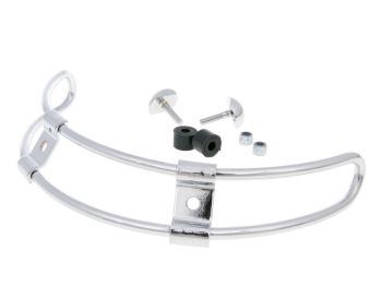 front bumper / trim Buzzetti chromed for Vespa LX, LXV 50, 125, 150 2T, 4T