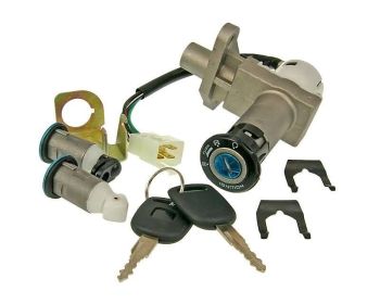 key switch lock set complete - version 1 for China Scooter GY6 125/150cc