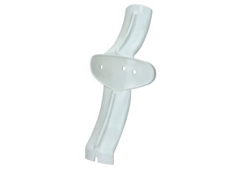 Mudguard Oval white plastic for Hercules, Saxonette, Spartament