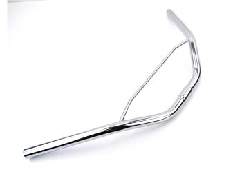 Handlebar chrome 610mm 100mm with strut for Hercules L 50 MF 1 2 3 CB City Bike, Zündapp Automatic Moped Type 442, Kreidler MP, Puch Maxi S N Moped Mokick