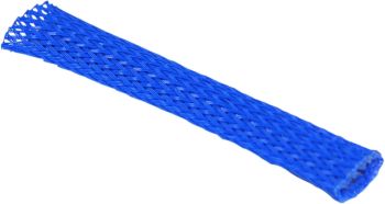 SLEEVING BRAIDED BLUE 10'