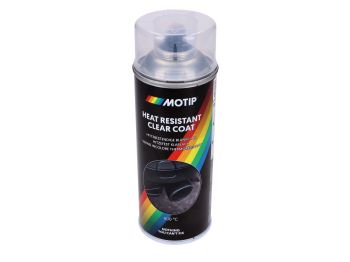 Heat protection paint Motip clear coat 400ml spray can