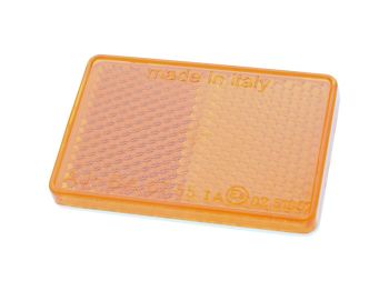 reflector 57x39mm orange color, self-adhesive