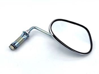 Mirror bumm chrome left planes glass straight bar for Hercules, Miele, DKW, NSU, Zündapp, Kreidler, Puch