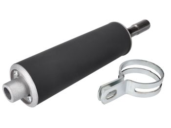 muffler Polini aluminum black, 16mm intake