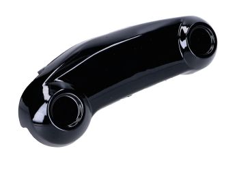 Shiny black swing arm cover for Vespa GTS, Primavera, Sprint, ET4, LX
