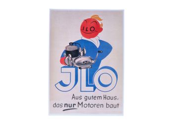 Advertising poster DIN A3 for Ilo motors