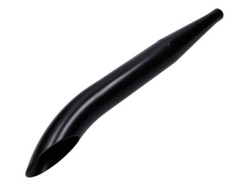 exhaust swiing side pipe 28/60mm black universal