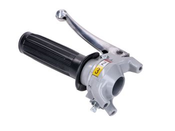 Shift lever aluminum 3-speed grey black for Kreidler, Flory