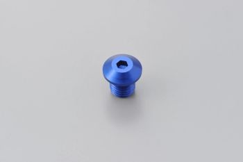 MIRROR PLUG BOLT BLUE LEFT